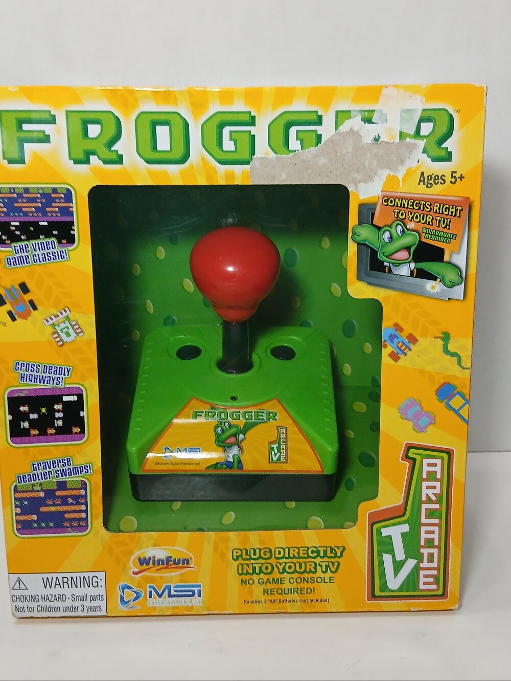 Konami Sega FROGGER Classic Arcade Plug & Play TV Video Game BRAND NEW SEALED